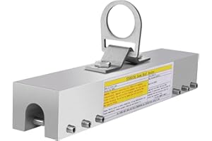 QIPRAONO Fall Protection Standing Seam Roof Anchor Clamp, Metal Aluminum Permanent Roof Anchor, Safety Anchor System for Roof Climbing, Work, OSHA/ANSI Compliant