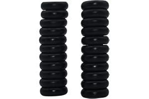 Eleven Discs ½-Inch Black Plastic Discbound Expansion Discs for Custom Notebook and Planner - Compatible with Circa, Arc, TUL (Set of 22)