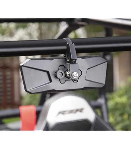 Snapklik.co : UTV Side Irrors For 1.75-2Inch Roll Bar, Easy-Adjustable 2023 New UTV Side View - View #4