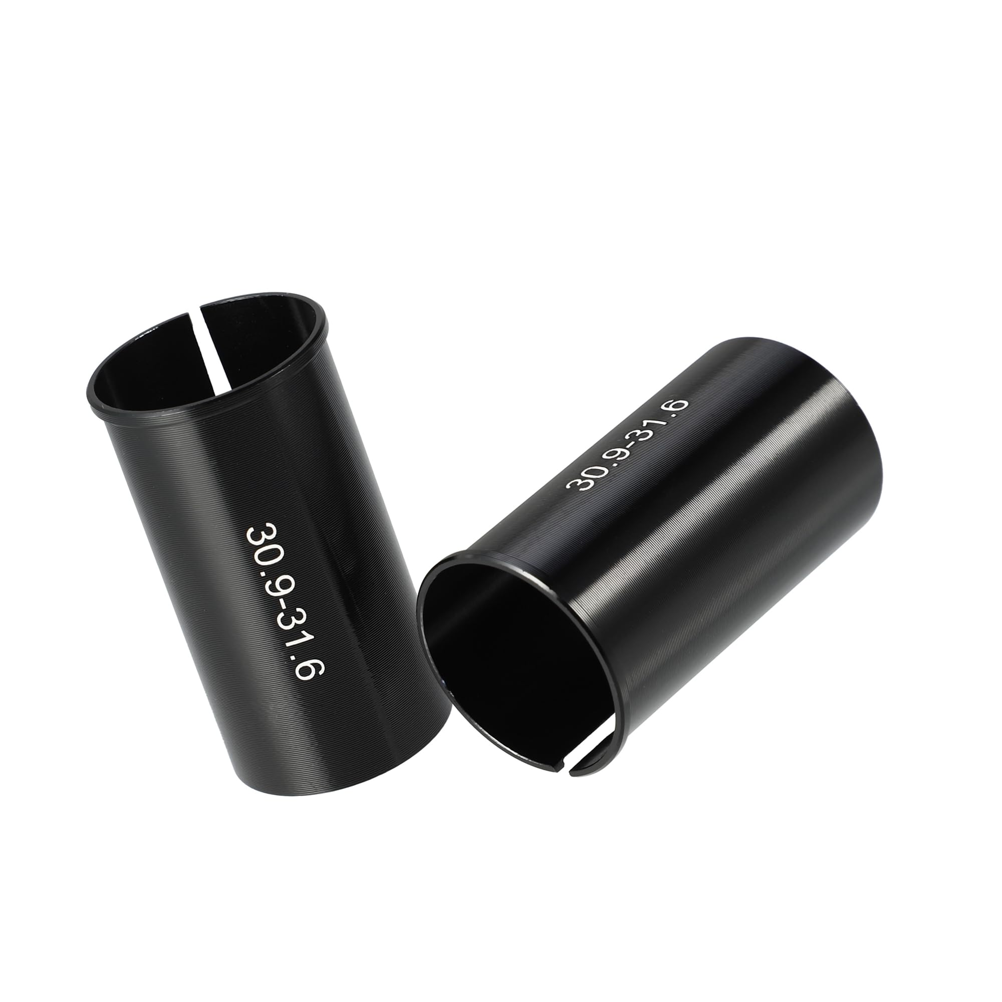 Partuto 2 Pcs 30.9mm to 31.6mm Bike Seat Post Tube Adapter Reducing Sleeve Replacement