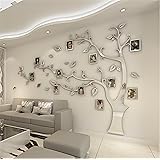 Asvert 3d Pegatina De Arbol Vinilos Hojas Negros 132 160 Cm Con