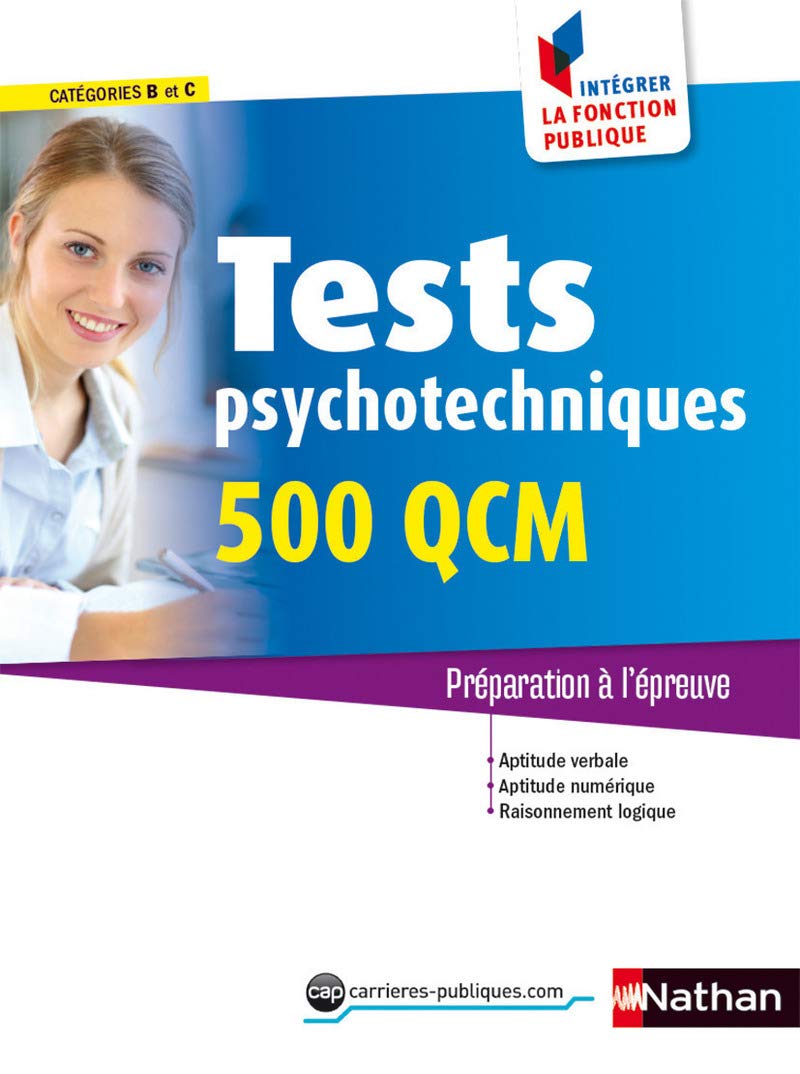 Amazon Fr Tests Psychotechniques 500 Qcm Categorie B Et C 2015 Simonin Elisabeth Livres