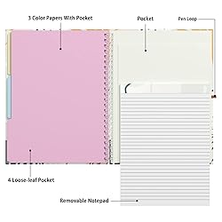 Rimilak Spiral Clipboard Folio with Refillable