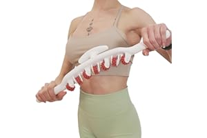 Anti Cellulite Roller Massager DONGSHEN Removable Fascia Release Lymphatic Drainage Massage Roller for Reduce Cellulite, Relieve Muscle Soreness, Promote Blood Circulation, Skin Tightening