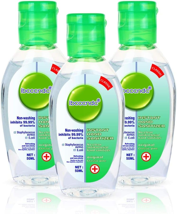 iMyoung 50ml Travel Portable Hand Sanitizer Gel Anti-Bacteria Moisturizing Liquid Disposable No Clean Waterless Antibacterial Hand Gel