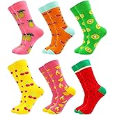 TOEJYJ Women Fun Socks， Colorful Crazy Cool Funny Socks， Pattern Funky Novelty Socks Size 9-11