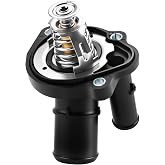 902-733 Engine Coolant Thermostat Housing Assembly for Ford Mazda Mercury | for Ecosport 04-12, Escape 05-19, Focus 03-11, Fusion 06-20, Ranger 07-11, Mazda 3 5 6 B2300 CX-7 03-17, Mariner Milan 06-11