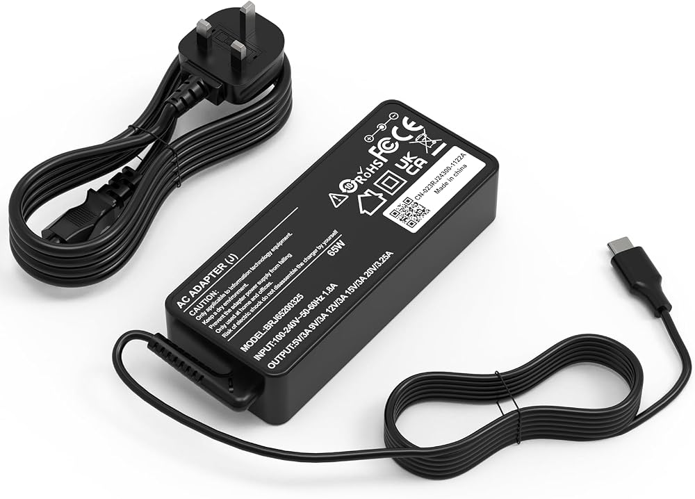BIUBOTY 65W USB C Laptop Charger for HP EliteBook Spectre X360 X2 830 1040