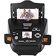 Eyesen Photo and Slide Scanner with 2.4” LCD Screen, Convert Negatives & Slides 35mm/135 Film, Photo(3R,4R,5R), Business Card to 22MP JPEG Digital Photos, 4GB SD Card Included