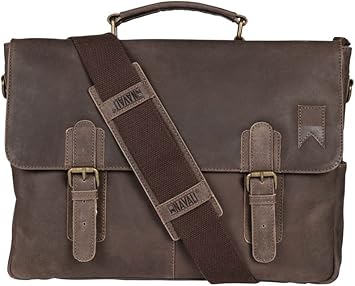 saddle leather laptop bag