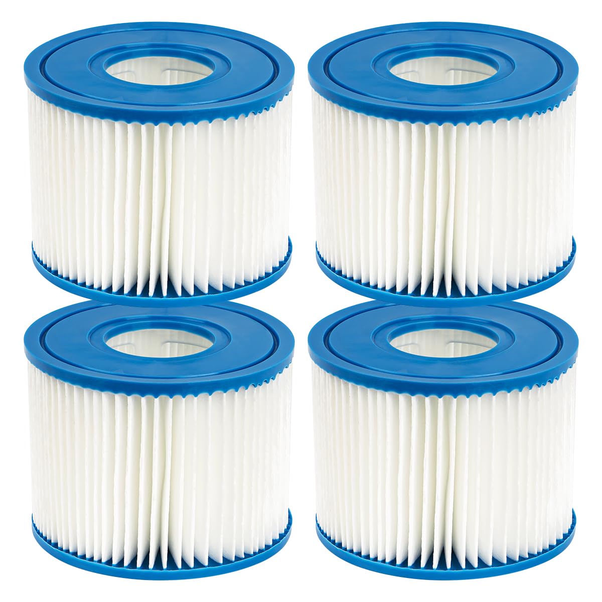 WuYan 4 Pack Pool Filter for Intex PureSpa Type S1 Cartridge for 29001E PureSpa Catridge Inflatable Pool Filter