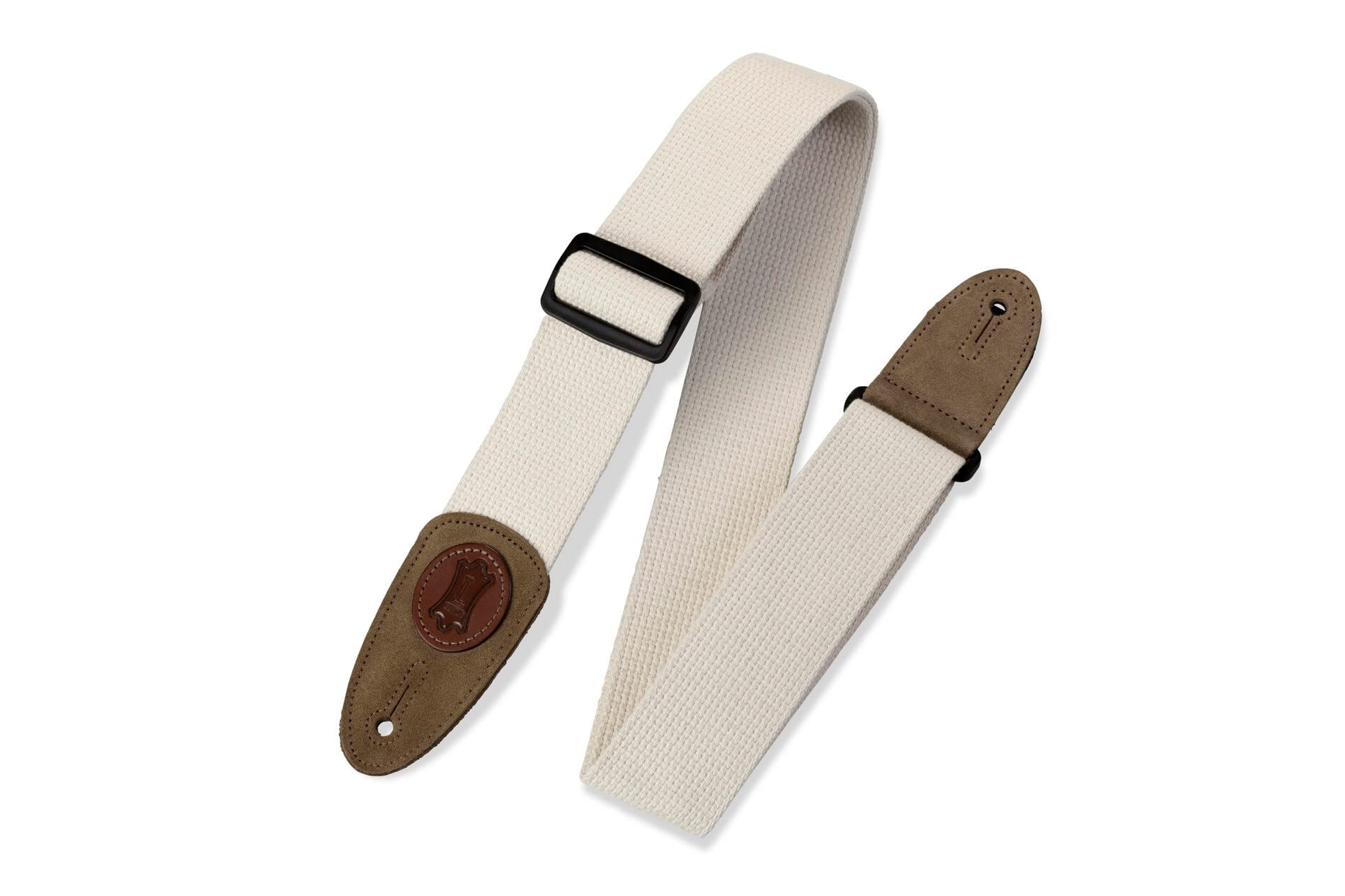 Levys Leathers MSSC8-NAT Signature Series Cotton Guitar Strap, Natural