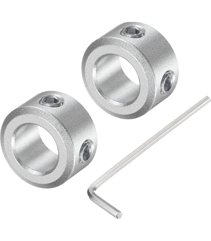 Linear Guide Uxcell 4pcs Shaft Collar Set For Linear Rail SBR16, Clamp-on Shaft Aluminum Stop Collar