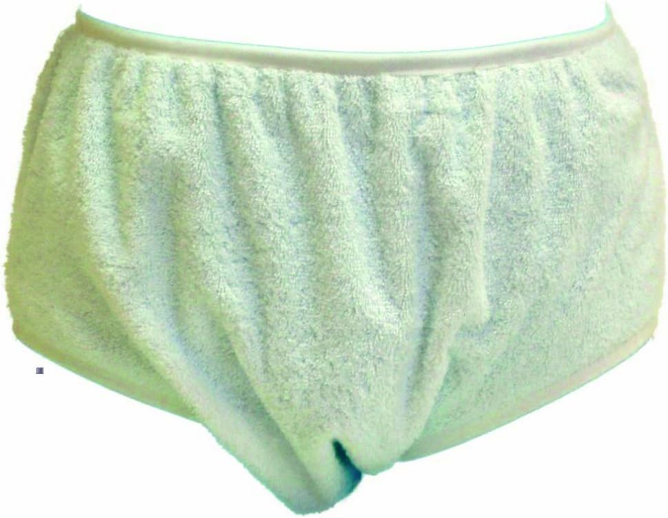 3 Pair of Adult Terry Towelling Nappy Briefs/Pants Single Thickness 3XL