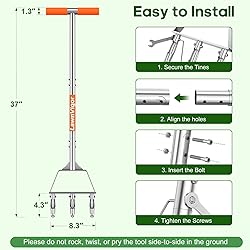 Manual Core Aerator Lawn Tool - Lawn Aerator Tool