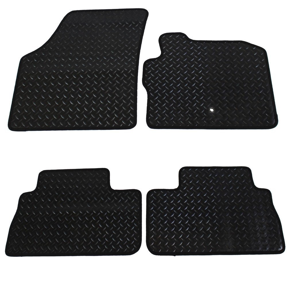 Fully Tailored Rubber Car Mat, Set of 4