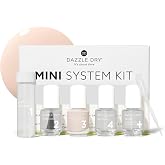 Dazzle Dry Mini Kit &ndash; Boss &ndash; 4 Step System (5 Piece Kit) | A Light And True Neutral Nude &middot; Full Coverage &middot; Cream Finish &middot; Quick-Dry &middot; 5 Manicures