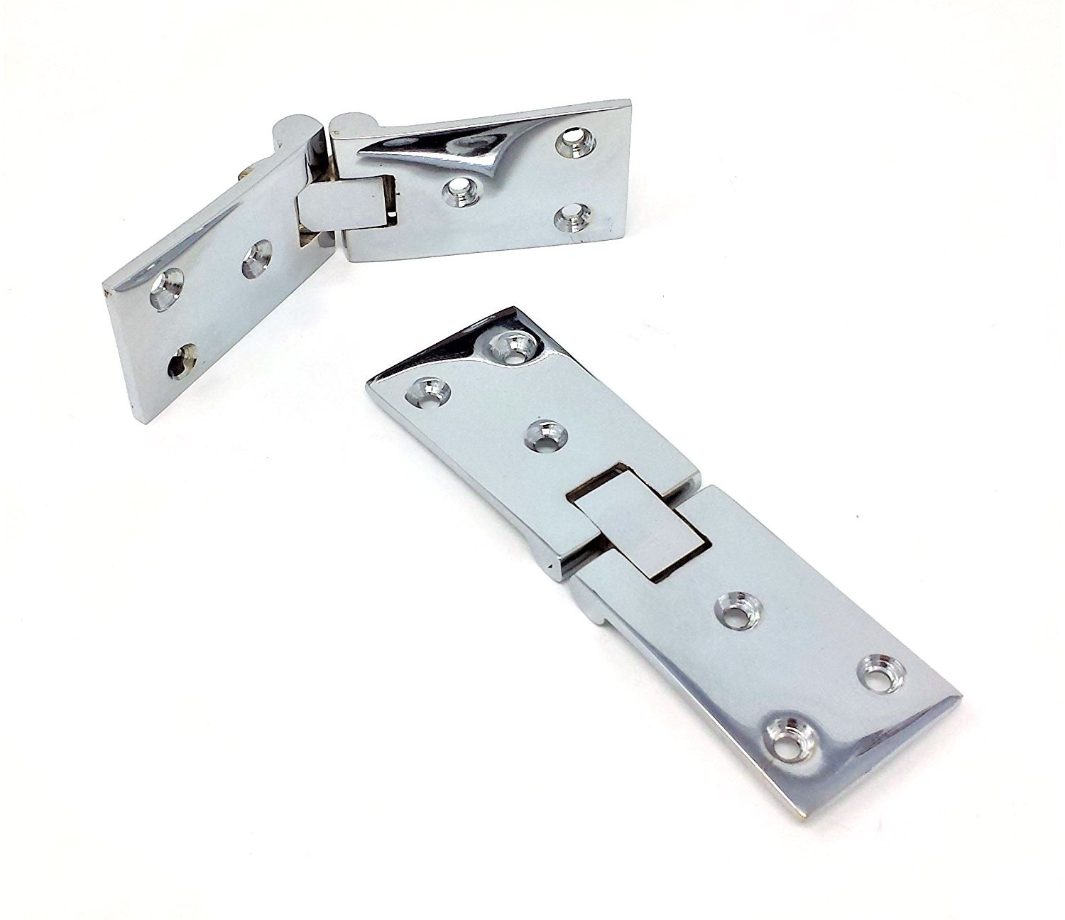 Merriway® BH01713 (2 Pcs) Counterflap Hinge Chrome Plated - Pack of 2 Pieces