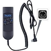 Bed Motor Hand Remote Control Replacement for Okimat II, 6 Button 5 Pin Remote for Okin Refined Hospital Beds