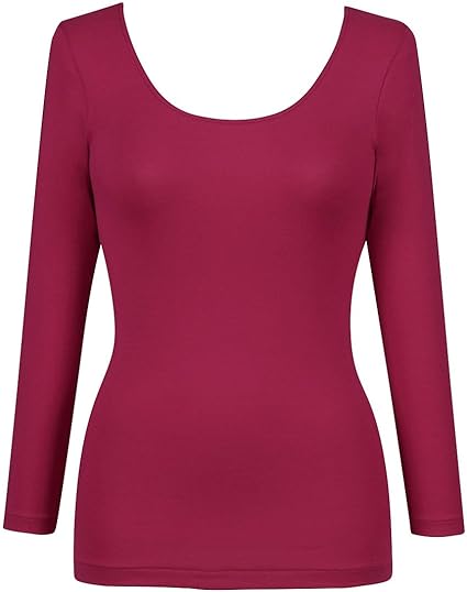 Amazon ウイング ワコール Wing Wacoal インナーシャツ のび温子さん Uネック 8分袖 El7704 ロマンピンク L インナーシャツ 通販