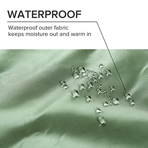 Semoo Envelope Sleeping Bags with Compression Bag - Green