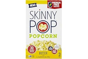 SkinnyPop Butter Popcorn, 2.8 Oz, 3 Ct