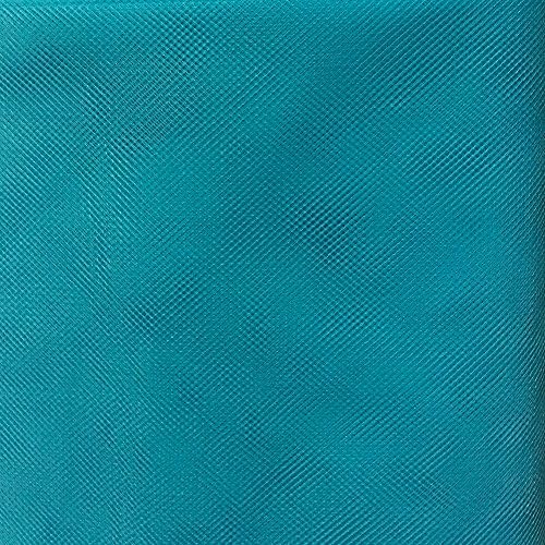 Teal C39 By the Bolt Tulle 40 Yards 54" wide 100% Polyester 1 pound ship weight ship size 24" x 11" x 2" JN00573