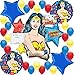 Wonder Woman Birthday Balloon Decorations Bundle For (XL BALLOON KIT)