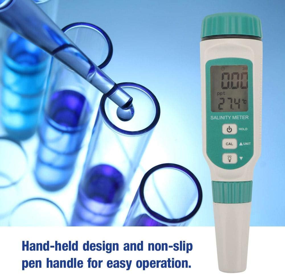 Digital Salinity Tester AR8012 Electronic Salinity Meter Portable Digital Salinity Meter with
