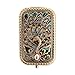 Ivenf Antique Vintage Square Compact Purse Mirror Wedding/Christmas/Birthday Gift, Peacock Spreading Tail, Rose Copper