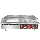 EGGKITPO Commercial Electric Griddle 29 Inch Large