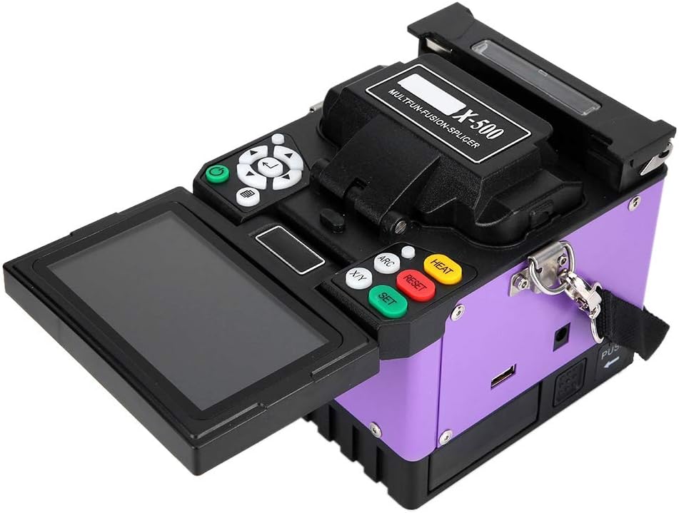 Empalmador de fusión de fibra óptica