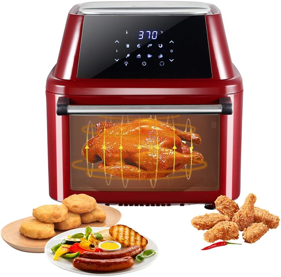 Air Fryer Oven, 16 Quarts Hot Electric Airfryer 1800-Watt Oilless Cooker with Timer, Temperature Control, Large Capacity