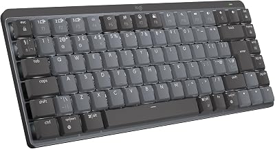 Logitech MX Mechanical Mini Wireless Keyboard Tactile Quiet Switches UK Layout