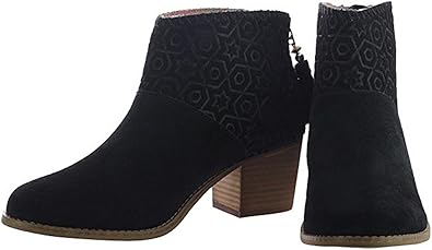 toms leila booties black