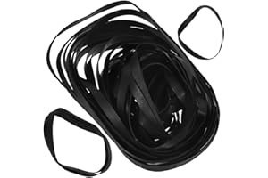 Alipis 50Pcs 4Mm Flat Recorder Rubber Belts 40-135Mm Cassette Player Repair Straps for VCR DVD Drive