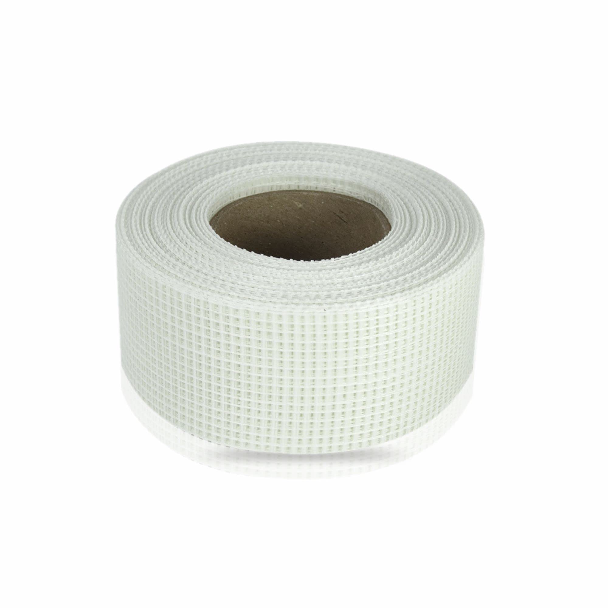 LORD C PLASTERBOARD & DRYWALL SCRIM TAPE Mesh Flashing Plastering Patching Holes High Strength heavy duty White Tape Measures Reinforce Joint Repair Ceiling Cracks (1, 50mm X 20m)
