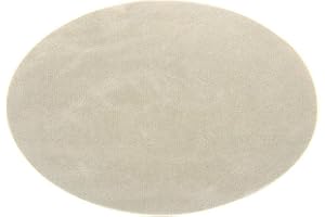 Beaulegan Repair Patches - 4 PCS Elbow Knee Iron-on Velvet Patches, Oval & Light Gray