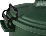 Srendi 50L Green Plastic Storage Bin Locking Lid Outdoor Indoor view 2
