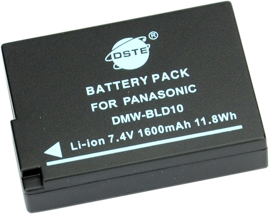 DSTE 2pcs Replacement Battery + Charger DC115U for Panasonic DMW-BLD10, DMW-BLD10E, DMW-BLD10PP - Image 3
