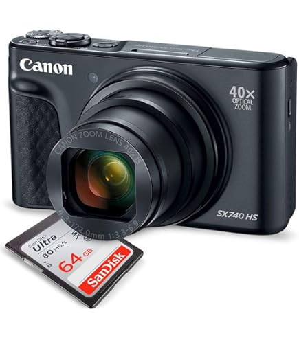 Amazon Canada: Canon PowerShot SX740 HS Digital Camera - Black
