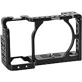 SmallRig Camera Cage only for Sony A6000 A6300 ILCE-6000 ILCE-6300 NEX7, A6000 Cage with 1/4" 3/8" Mounting Points and Built-in Cold Shoe - 1661