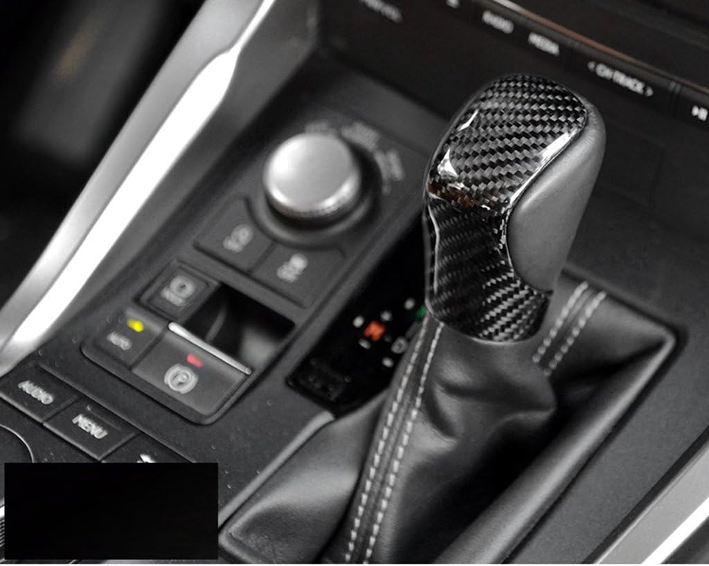New Carbon Fiber Shift Knob Cover 1PC for Lexus GS 2016-2019 GS200t GS300h GS350 GS450h