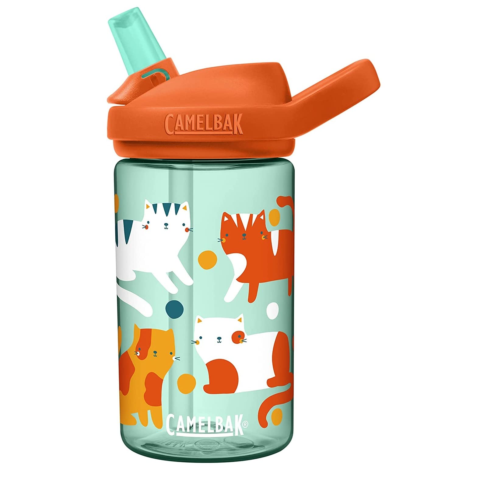 CAMELBAK eddy+ Kids 0.4L, Spotty Cats, BTS LE, 400ml