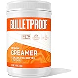 Keto Creamer, Unflavored, 2g Net Carbs, 10g Healthy Fats from MCT Oil, Grass Fed Butter, 0g Sugar, Bulletproof Coffee Creamer