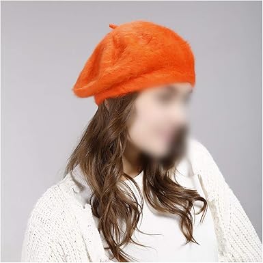 orange beret hat
