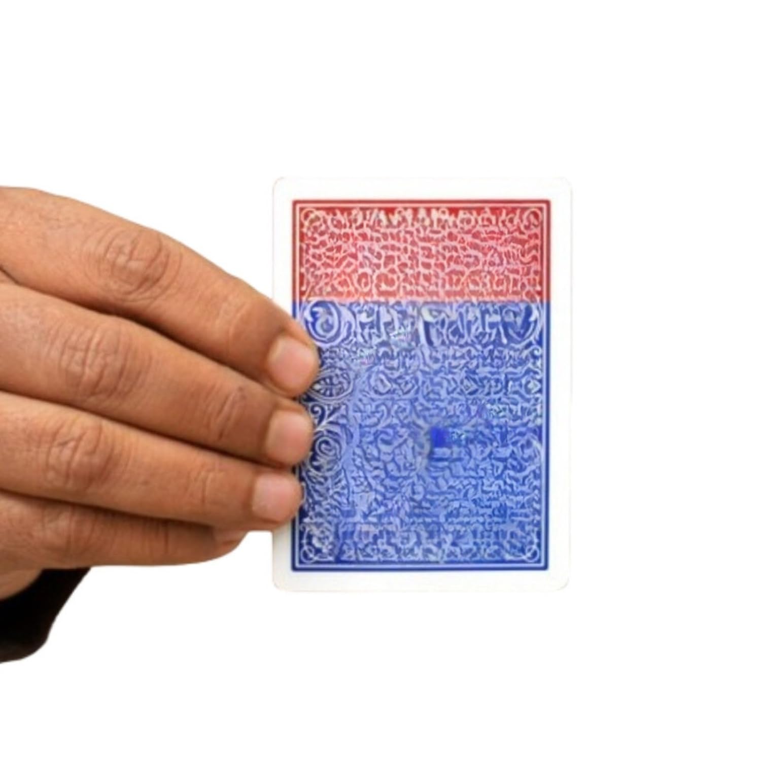 MilesMagic Magician's Color Changing Card Gimmick | Highly Visual Close Up Illusion Card Trick | for Street Magic or Stage Magic Tricks | Only 1 Card (Blue to Red)