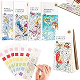 5PCS Pocket Watercolor Painting Book, Pocket