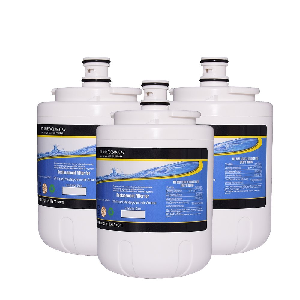 EXCELPURE EPUKF7003AXX Refrigerator Water Filter, Compatible with