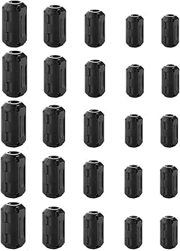 Amazon Com 25 Pieces Clip On Ferrite Ring Cores Dgq Rfi Emi